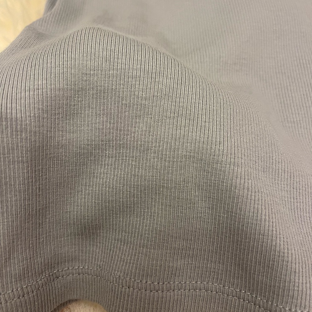 Madewell (Re)generative ribbed cotton Gray Tank Top - Picture 4 of 4